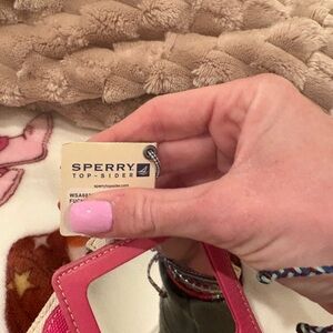 Sperry Pink Anchor mirror Holder